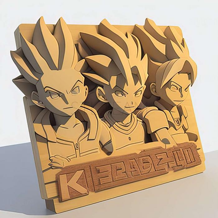 3D model Inazuma Eleven Heroes Great Road game (STL)